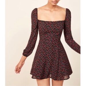 Reformation Gretel Floral Mini Dress Size Small